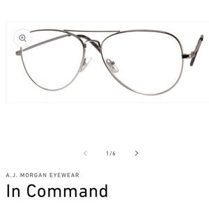 COPY - NEW A.J. Morgan Silver Unisex In Command Reading Glasses +1.50